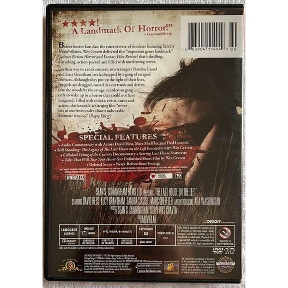 Last House on the Left (DVD) Wes Craven - Picture 2 of 4